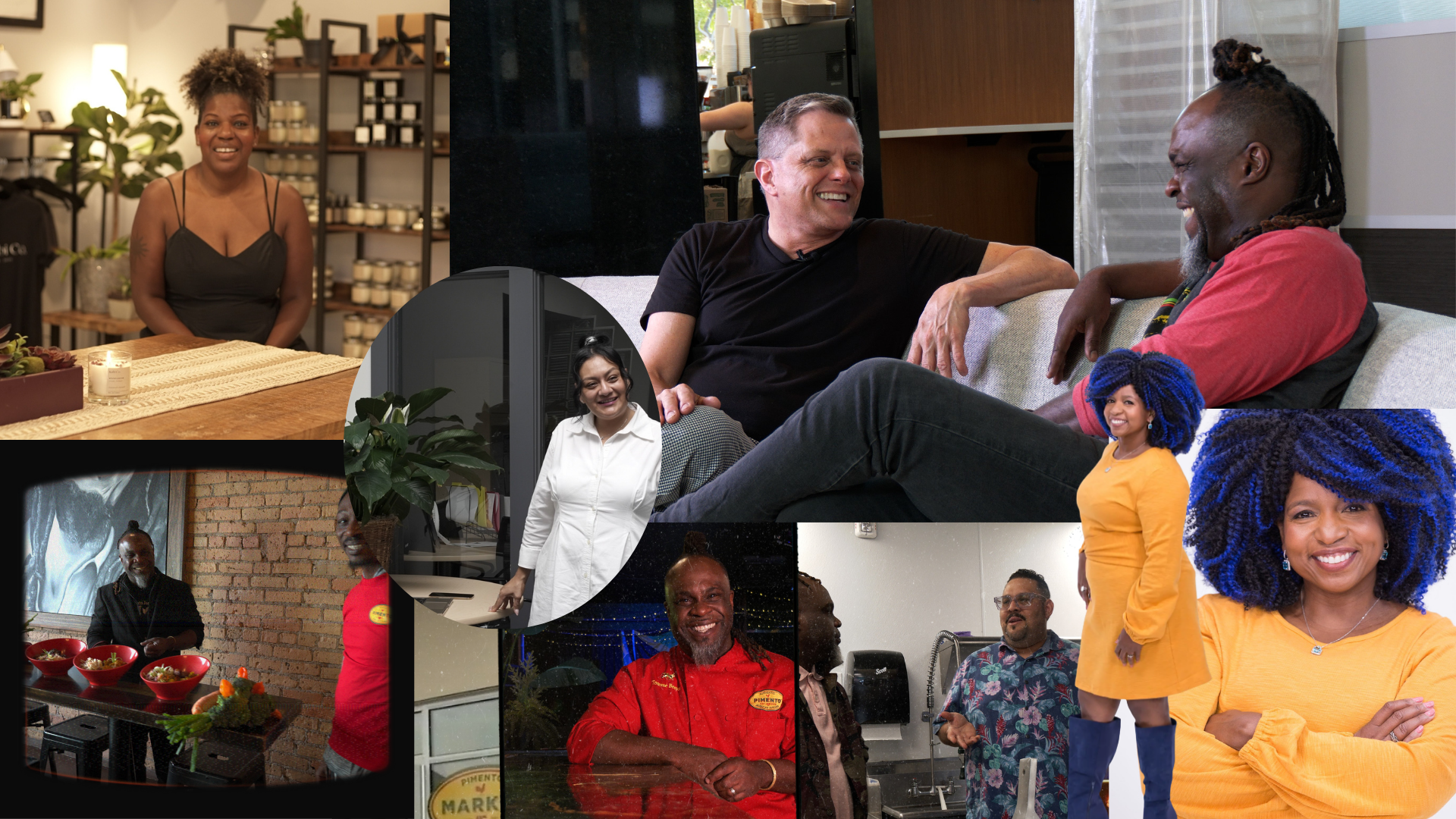 A collage of images representing snippets of original content.